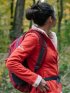 Tramp женская куртка Бия (красный/бежевый)