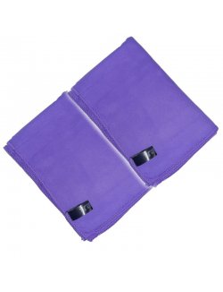 Изображение Набор полотенец для похода Енисей Tramp TRA-161, фиолетовый, 2 шт, микрофибра, 50 х 80 см
