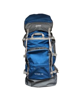 Изображение Рюкзак туристический Витим 90 N2 NOVA TOUR (серый/синий) легкий вес, мягкая спина