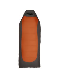 Изображение Спальный мешок с капюшоном Tramp Troll Compact -25 (темно-серый/оранжевый)
